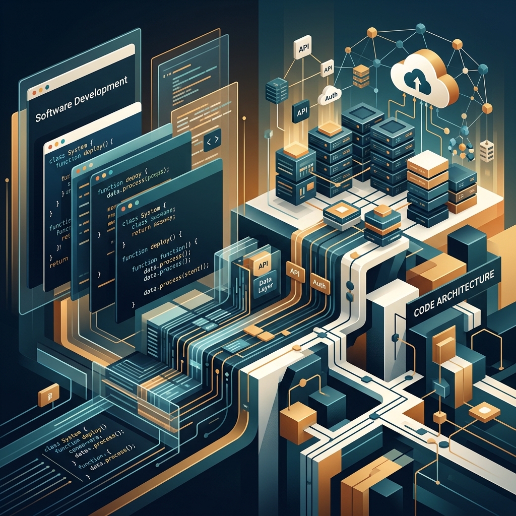 Corporate abstract software development architecture